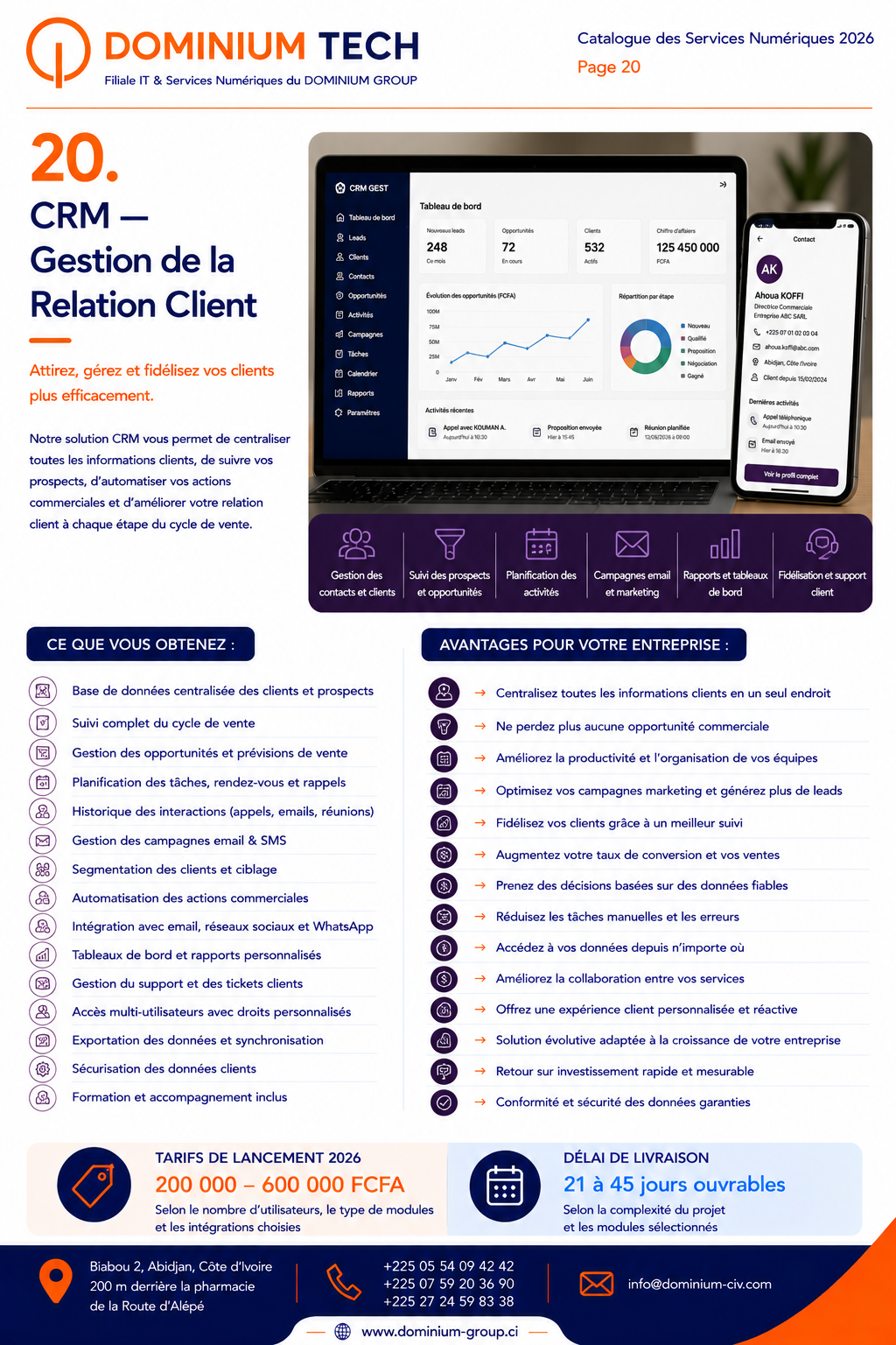 CRM – Gestion de la Relation Client