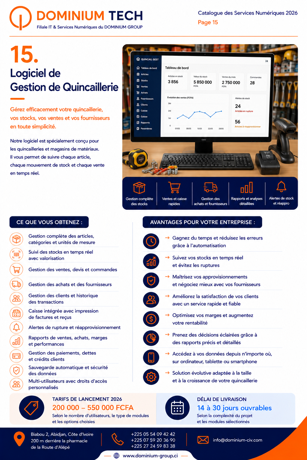 Logiciel de Gestion de Quincaillerie