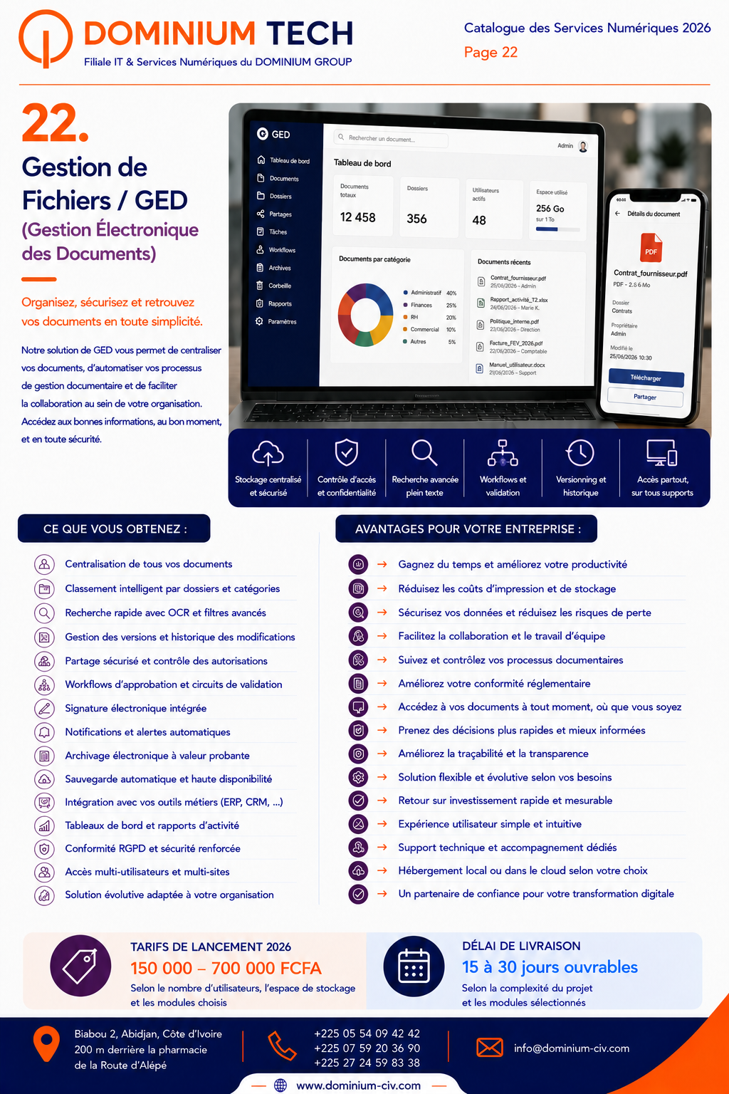Gestion de Fichiers / GED