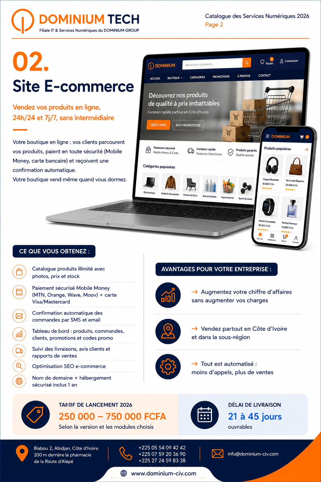 Site E-commerce Professionnel